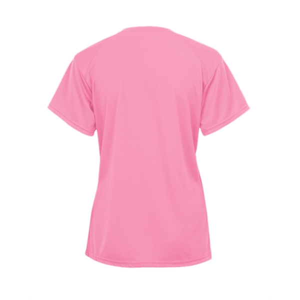Women's v-neck tee with paneled shoulder for maximum movement, double-needle hem.... from ASI 37461 Augusta Sportswear