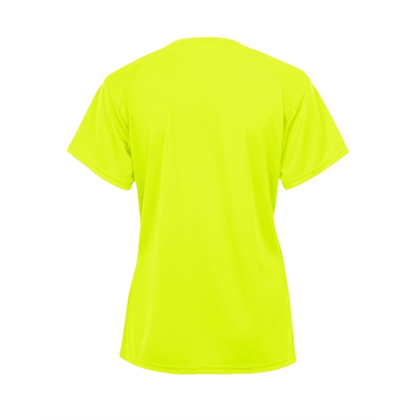 Women's v-neck tee with paneled shoulder for maximum movement, double-needle hem.... from ASI 37461 Augusta Sportswear