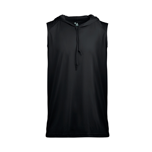 Sleeveless youth hooded tee with sport  shoulder for maximum movement,... from ASI 37461 Augusta Sportswear