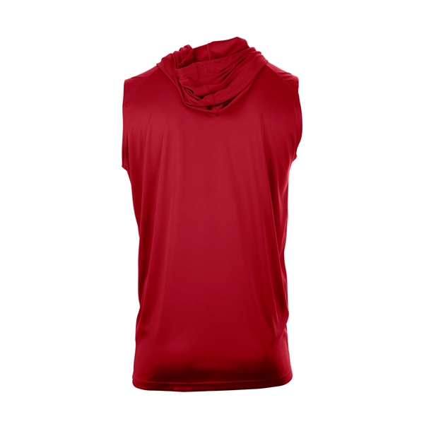 Sleeveless youth hooded tee with sport  shoulder for maximum movement,... from ASI 37461 Augusta Sportswear