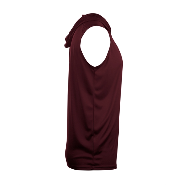 Sleeveless youth hooded tee with sport  shoulder for maximum movement,... from ASI 37461 Augusta Sportswear