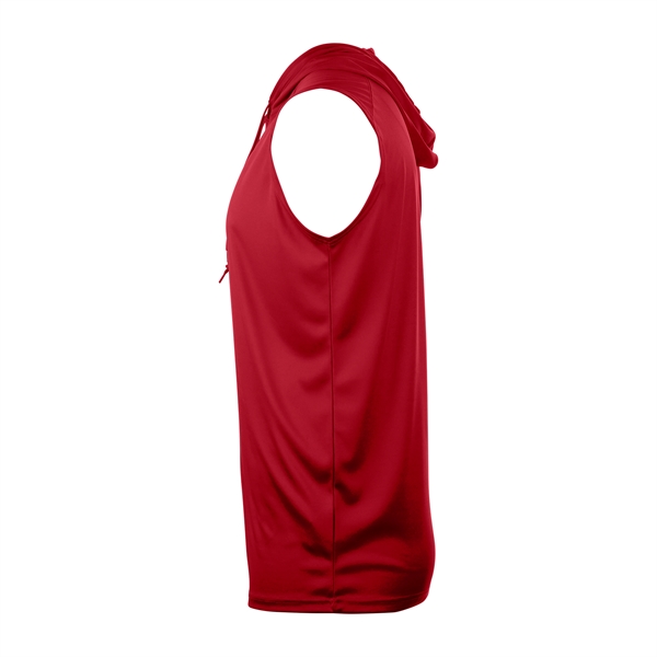 Sleeveless youth hooded tee with sport  shoulder for maximum movement,... from ASI 37461 Augusta Sportswear