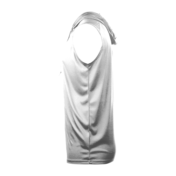 Sleeveless youth hooded tee with sport  shoulder for maximum movement,... from ASI 37461 Augusta Sportswear