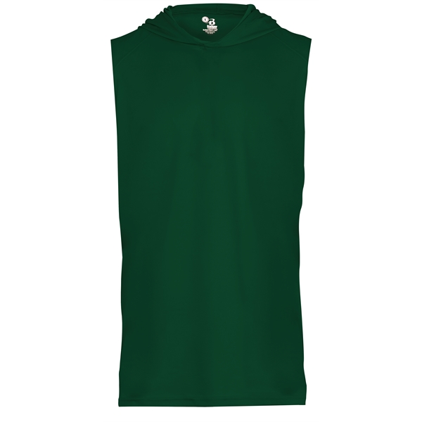 Sleeveless youth hooded tee with sport  shoulder for maximum movement,... from ASI 37461 Augusta Sportswear