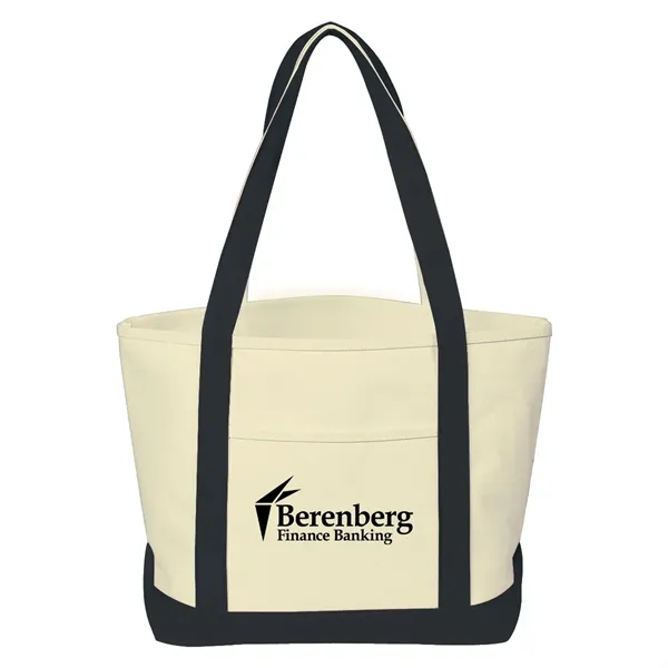 Heavy Cotton Canvas Boat Tote.  24 oz. Canvas.  Outside... from ASI 61125 Hit Promotional Products / Hit®