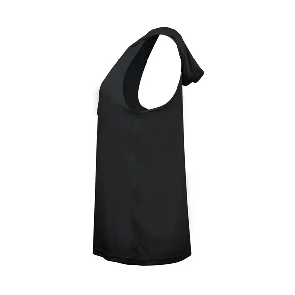 Women's hooded tank with self-fabric hood with drawcord, a-line body, racerback... from ASI 37461 Augusta Sportswear