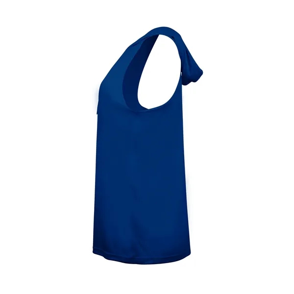 Women's hooded tank with self-fabric hood with drawcord, a-line body, racerback... from ASI 37461 Augusta Sportswear
