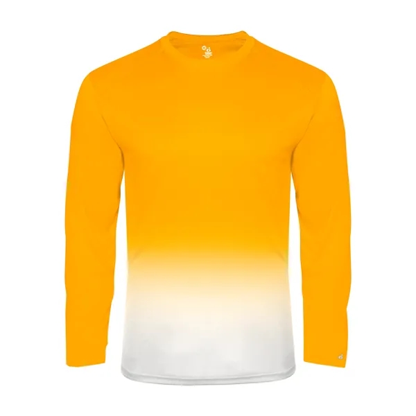 Long sleeve tee with Badger sport  shoulder for maximum movement,... from ASI 37461 Augusta Sportswear