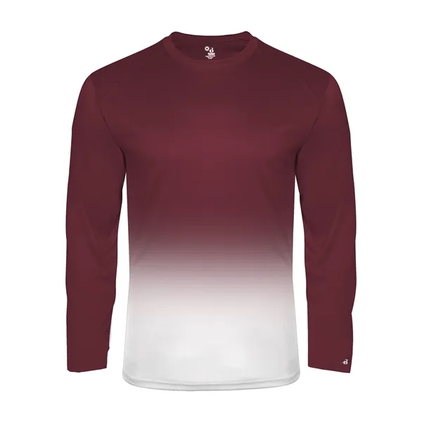 Long sleeve tee with Badger sport  shoulder for maximum movement,... from ASI 37461 Augusta Sportswear