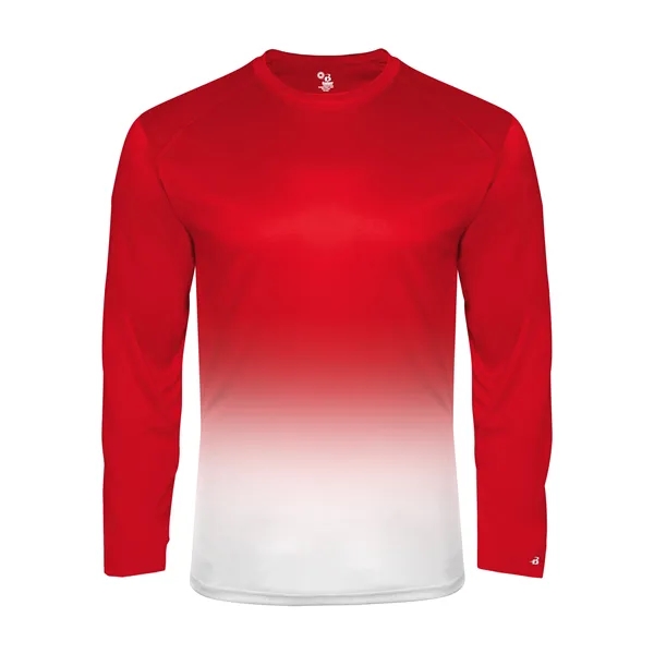 Long sleeve tee with Badger sport  shoulder for maximum movement,... from ASI 37461 Augusta Sportswear