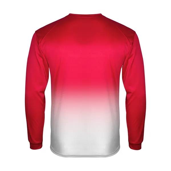 Long sleeve tee with Badger sport  shoulder for maximum movement,... from ASI 37461 Augusta Sportswear