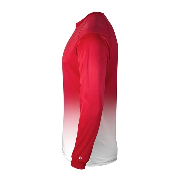 Long sleeve tee with Badger sport  shoulder for maximum movement,... from ASI 37461 Augusta Sportswear