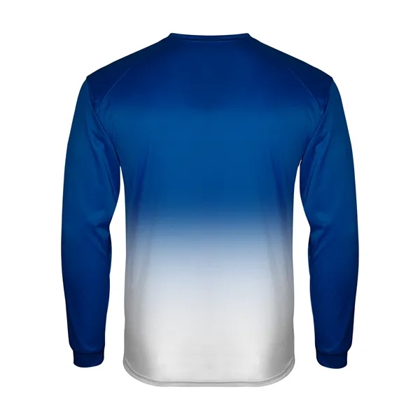 Long sleeve tee with Badger sport  shoulder for maximum movement,... from ASI 37461 Augusta Sportswear