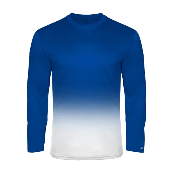 Long sleeve tee with Badger sport  shoulder for maximum movement,... from ASI 37461 Augusta Sportswear