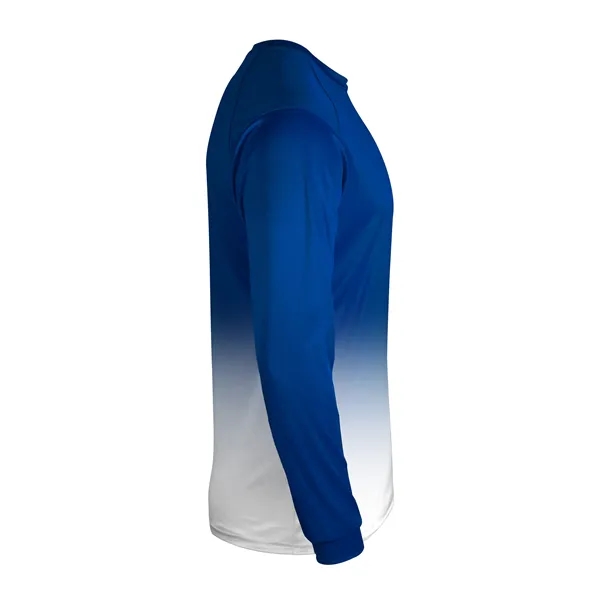 Long sleeve tee with Badger sport  shoulder for maximum movement,... from ASI 37461 Augusta Sportswear