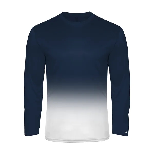 Long sleeve tee with Badger sport  shoulder for maximum movement,... from ASI 37461 Augusta Sportswear