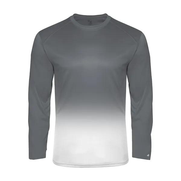 Long sleeve tee with Badger sport  shoulder for maximum movement,... from ASI 37461 Augusta Sportswear