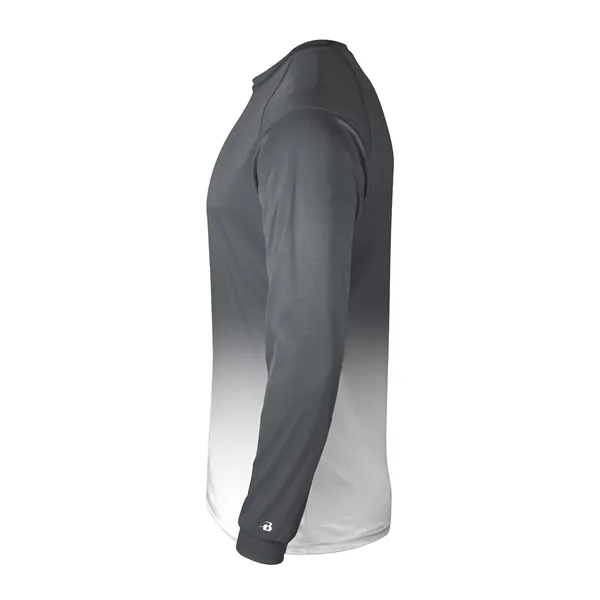 Long sleeve tee with Badger sport  shoulder for maximum movement,... from ASI 37461 Augusta Sportswear