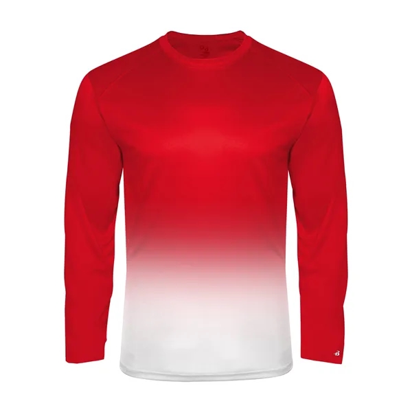 Long sleeve tee with Badger sport  shoulder for maximum movement,... from ASI 37461 Augusta Sportswear
