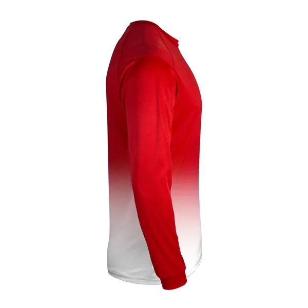 Long sleeve tee with Badger sport  shoulder for maximum movement,... from ASI 37461 Augusta Sportswear