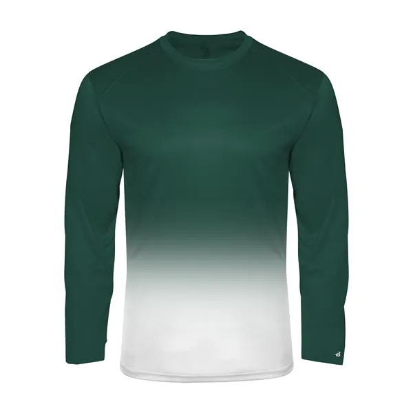 Long sleeve tee with Badger sport  shoulder for maximum movement,... from ASI 37461 Augusta Sportswear