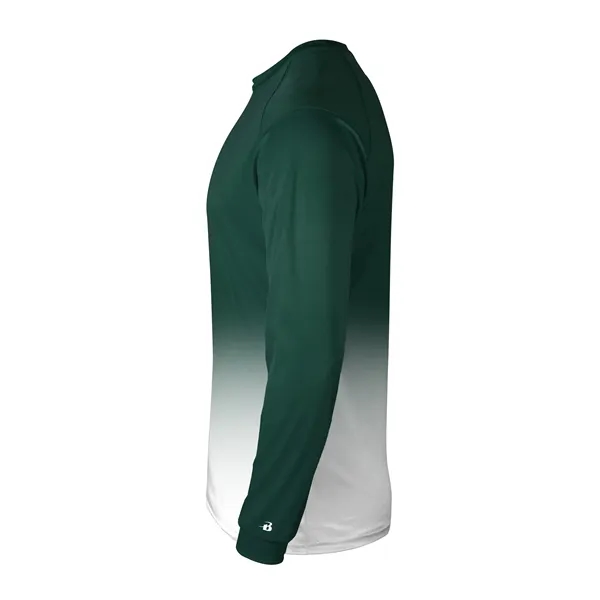 Long sleeve tee with Badger sport  shoulder for maximum movement,... from ASI 37461 Augusta Sportswear