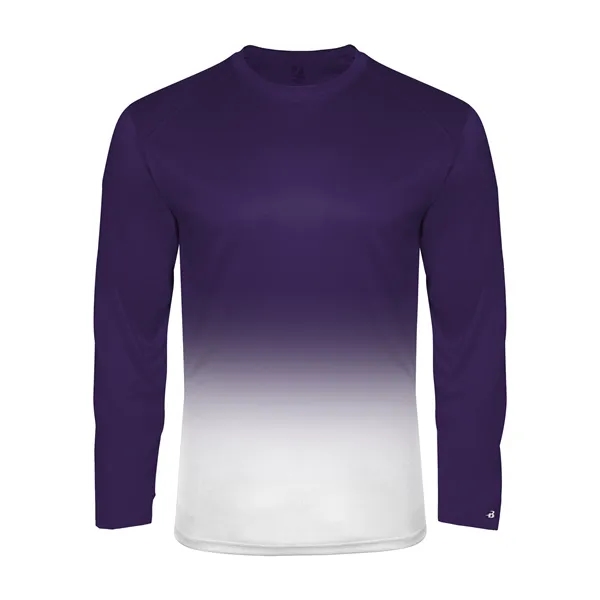 Long sleeve tee with Badger sport  shoulder for maximum movement,... from ASI 37461 Augusta Sportswear