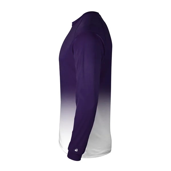 Long sleeve tee with Badger sport  shoulder for maximum movement,... from ASI 37461 Augusta Sportswear