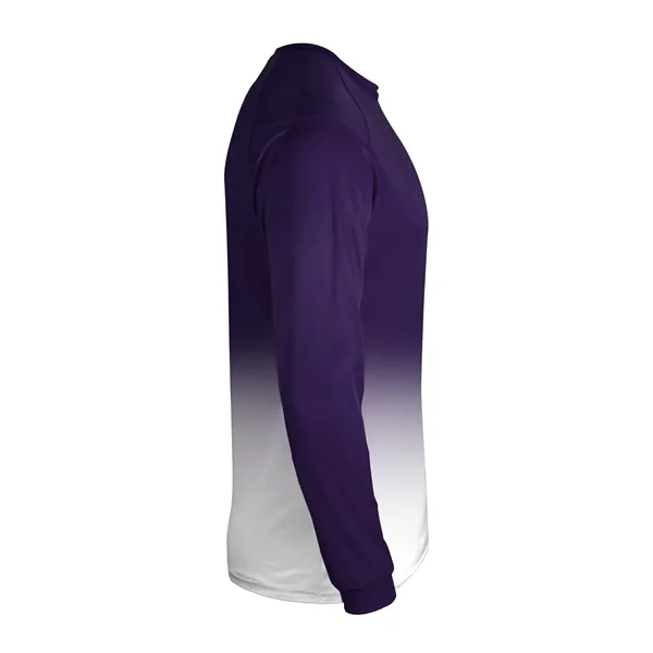 Long sleeve tee with Badger sport  shoulder for maximum movement,... from ASI 37461 Augusta Sportswear