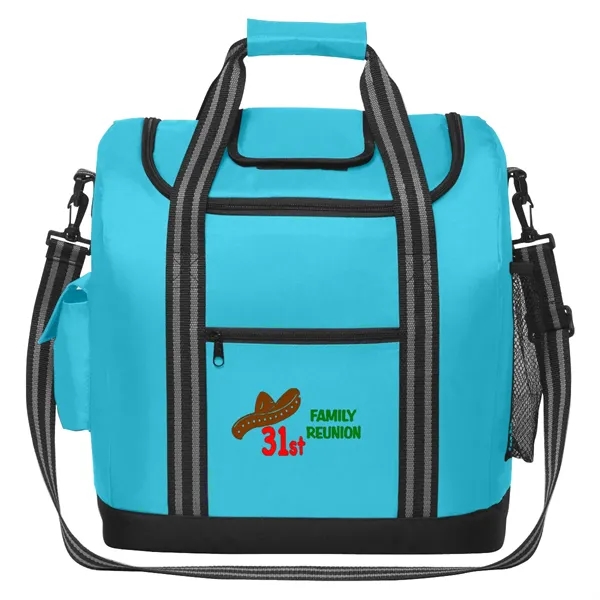 Insulated cooler bag with easy access top compartment.... from ASI 61125 Hit Promotional Products / Hit®