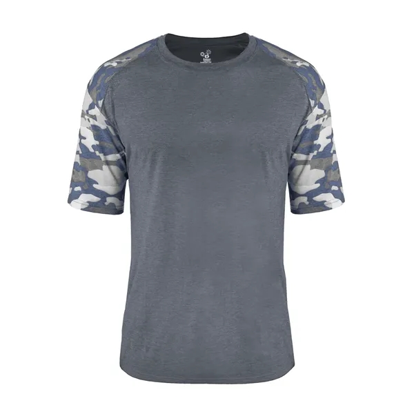 The Vintage Camo Sport Tri-Blend Tee is made from a performance... from ASI 37461 Augusta Sportswear