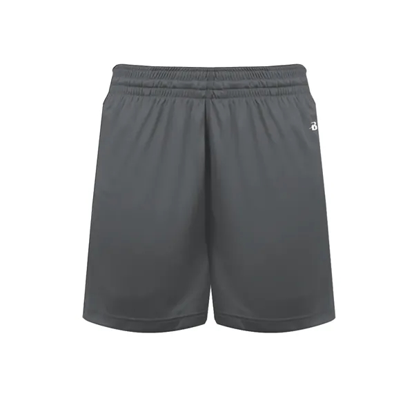 Women's shorts with athletic cut and superior fit, double-needle hem, two... from ASI 37461 Augusta Sportswear