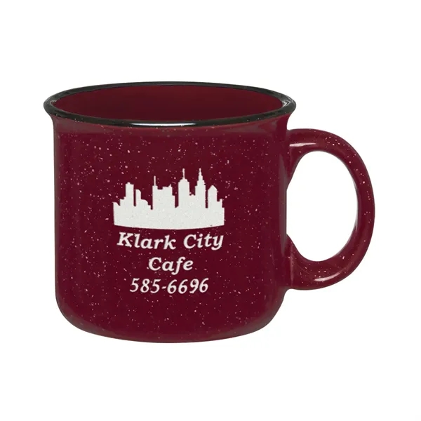 15 oz. ceramic campfire mug with retro granite design.... from ASI 61125 Hit Promotional Products / Hit®