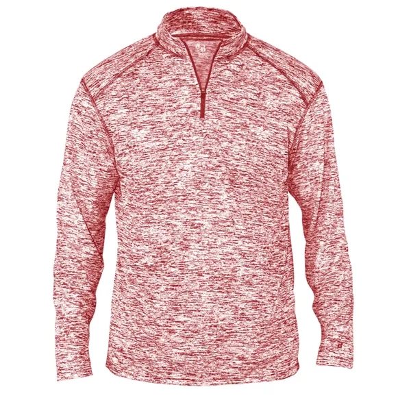 1/4 Zip with double-needle hem, Self-fabric collar with 8" locking zipper,... from ASI 37461 Augusta Sportswear