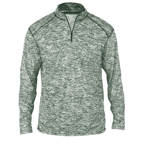 1/4 Zip with double-needle hem, Self-fabric collar with 8" locking zipper,... from ASI 37461 Augusta Sportswear