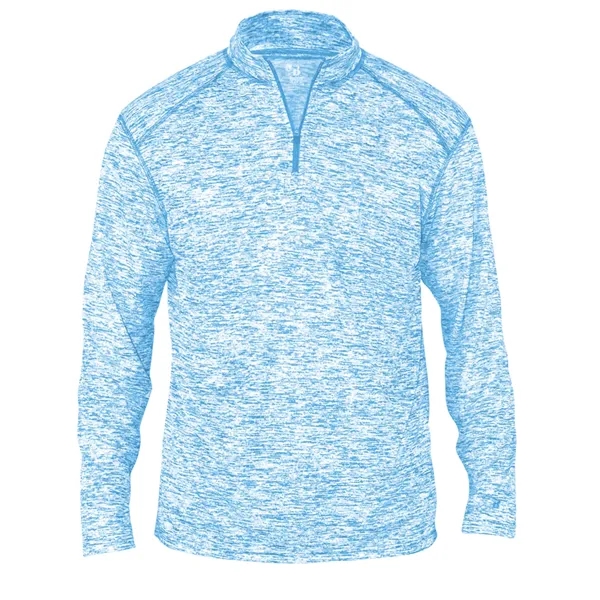 1/4 Zip with double-needle hem, Self-fabric collar with 8" locking zipper,... from ASI 37461 Augusta Sportswear