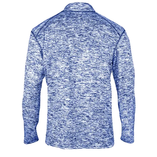 1/4 Zip with double-needle hem, Self-fabric collar with 8" locking zipper,... from ASI 37461 Augusta Sportswear