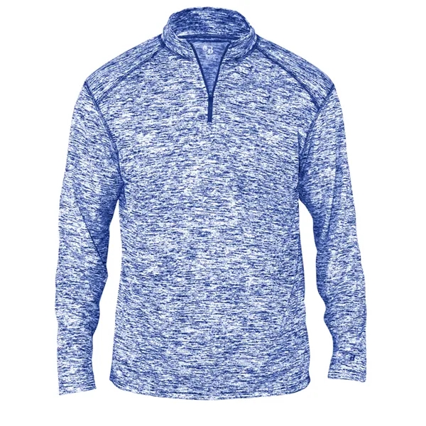 1/4 Zip with double-needle hem, Self-fabric collar with 8" locking zipper,... from ASI 37461 Augusta Sportswear