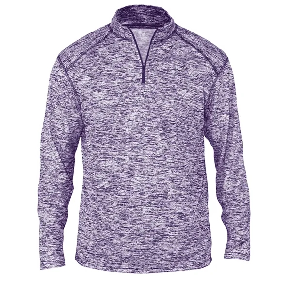 1/4 Zip with double-needle hem, Self-fabric collar with 8" locking zipper,... from ASI 37461 Augusta Sportswear
