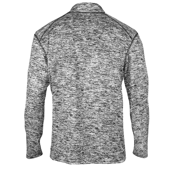 1/4 Zip with double-needle hem, Self-fabric collar with 8" locking zipper,... from ASI 37461 Augusta Sportswear