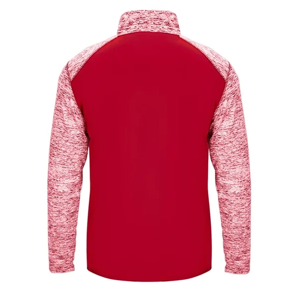 1/4 zip with Badger sport paneled shoulder for maximum movement, double-needle... from ASI 37461 Augusta Sportswear