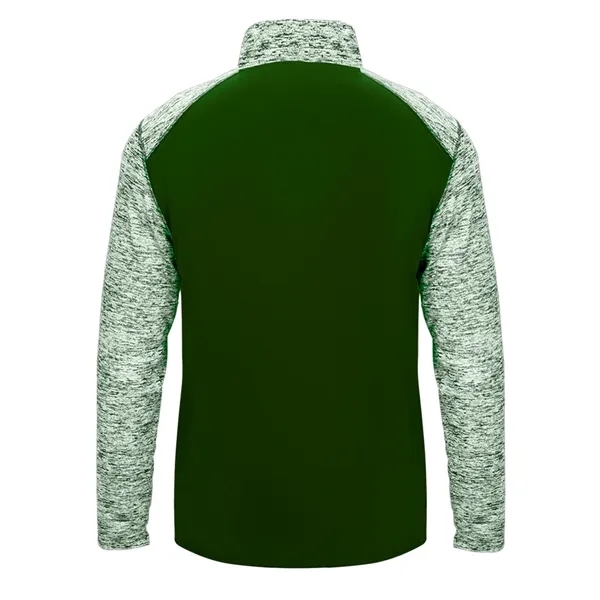 1/4 zip with Badger sport paneled shoulder for maximum movement, double-needle... from ASI 37461 Augusta Sportswear