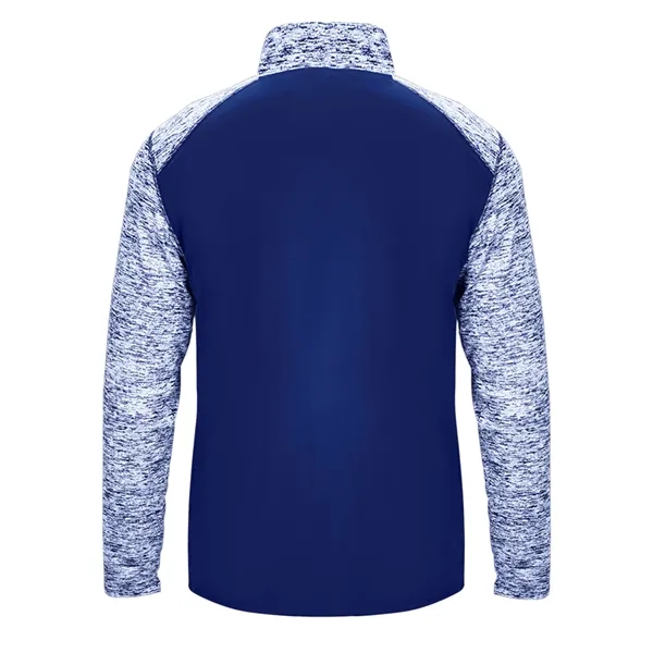 1/4 zip with Badger sport paneled shoulder for maximum movement, double-needle... from ASI 37461 Augusta Sportswear