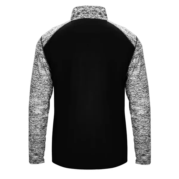 1/4 zip with Badger sport paneled shoulder for maximum movement, double-needle... from ASI 37461 Augusta Sportswear