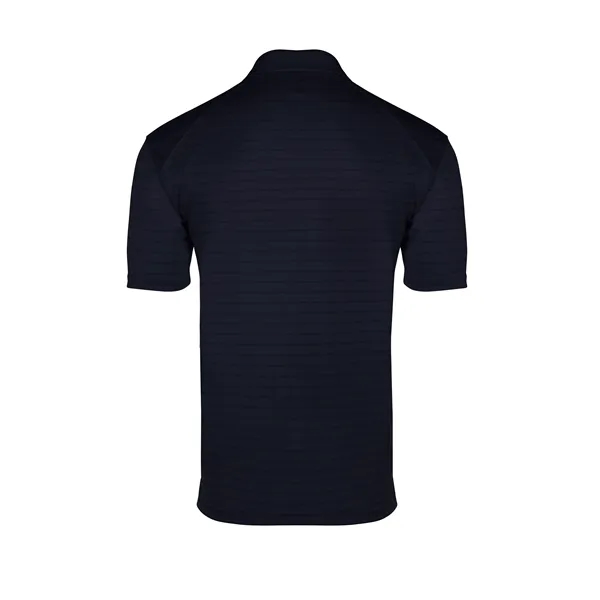 Polo shirt with tonal stripes knitted into fabric creating textured effect.... from ASI 37461 Augusta Sportswear