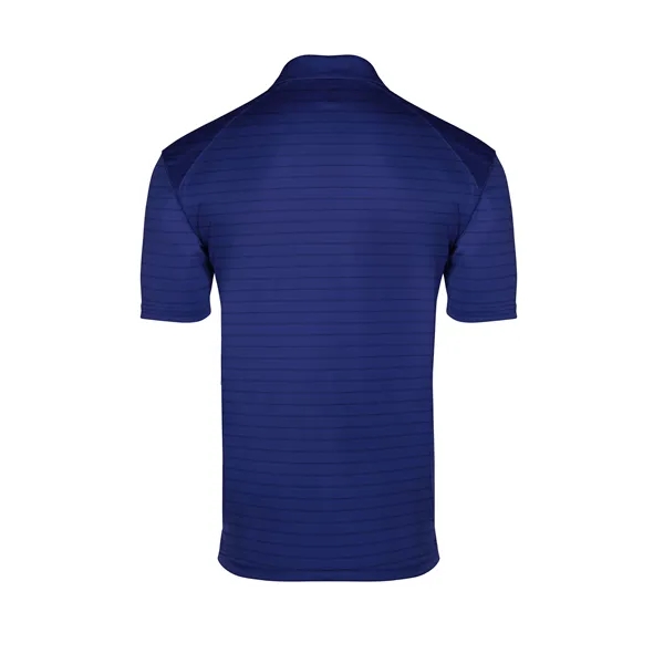 Polo shirt with tonal stripes knitted into fabric creating textured effect.... from ASI 37461 Augusta Sportswear