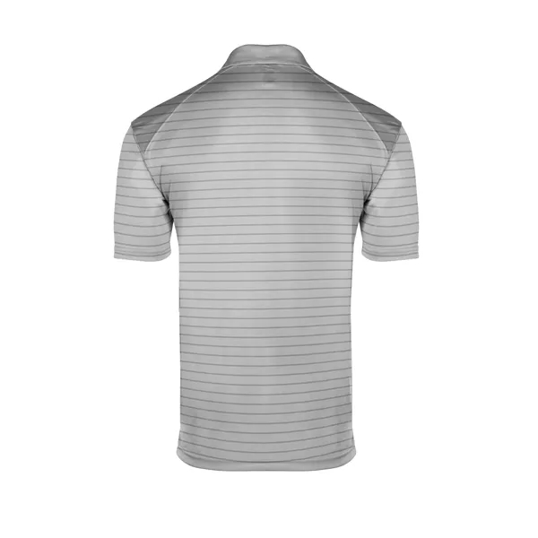 Polo shirt with tonal stripes knitted into fabric creating textured effect.... from ASI 37461 Augusta Sportswear