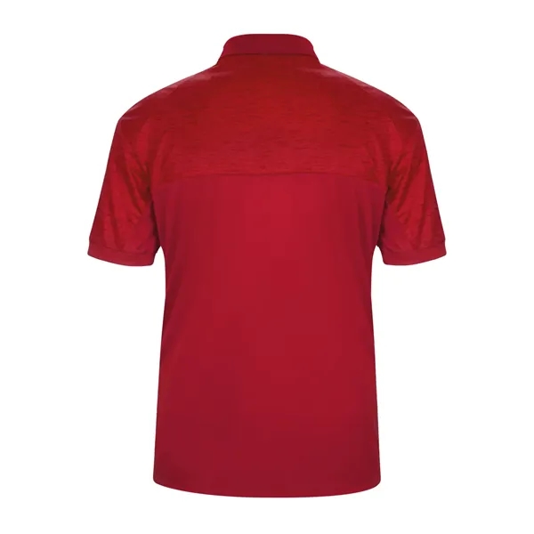 Polo shirt with solid sleeve inserts and cuffs, three-button placket, Badger... from ASI 37461 Augusta Sportswear