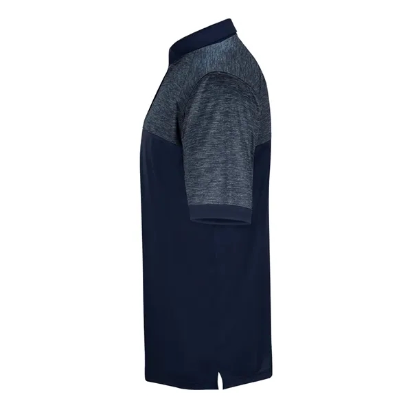 Polo shirt with solid sleeve inserts and cuffs, three-button placket, Badger... from ASI 37461 Augusta Sportswear