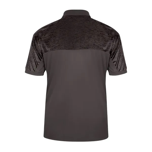 Polo shirt with solid sleeve inserts and cuffs, three-button placket, Badger... from ASI 37461 Augusta Sportswear